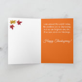 Pompoenen en Stalken van Maïs in Mand Gepersonalis Kaart (Binnen)