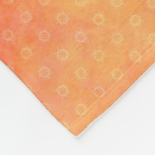 Pompoenen en sterren fleece deken (Hoek)