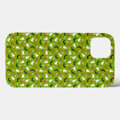 Pompoenen en vleermuizen groen thema Case-Mate iPhone case (Achterkant (horizontaal))