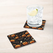 Pompoenen en vleermuizen kartonnen onderzetters (Insitu)