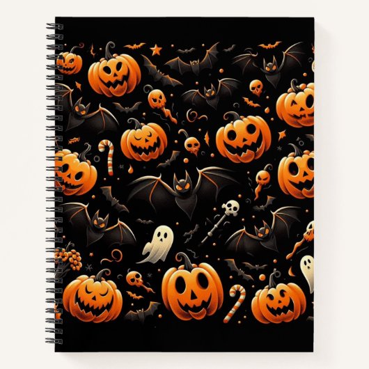 Pompoenen en vleermuizen notitieboek (Voorkant)