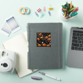 Pompoenen en vleermuizen sticker (iPad Cover)