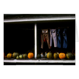 Pompoenen en waslinecard