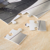 Pompoenen en Wicker Rocker - Martha's wijngaard Legpuzzel (Zijkant)