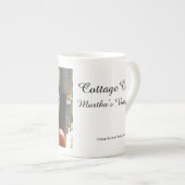 Pompoenen en Wicker Rocker - Martha's wijngaard Porselein Kop (Voorkant rechts)