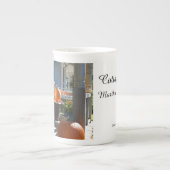 Pompoenen en Wicker Rocker - Martha's wijngaard Porselein Kop (Voorkant)