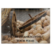 Pompoenen en Wielen Snijplank (Voorkant)