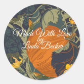 Pompoenen en wijnstokken Etiket (Voorkant)