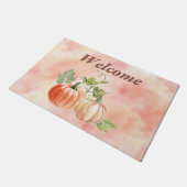 Pompoenen en wijnstokken Herfst Herfst welkom Deurmat (Schuin)