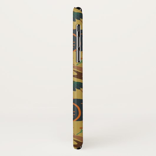 Pompoenen en wortelen naadloos patroon Case-Mate iPhone case (Achterkant/links)