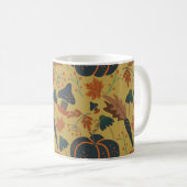 Pompoenen en wortelen naadloos patroon koffiemok (Voorkant rechts)