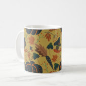 Pompoenen en wortelen naadloos patroon koffiemok (Voorkant links)