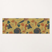 Pompoenen en wortelen naadloos patroon yogamat (Voorkant (horizontaal))