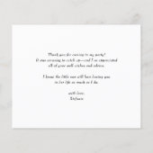 Pompoenen en Zonnebloemen Herfst Baby shower Dank  (Achterkant)