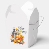 Pompoenen esdoorn boom bladeren Lamp Thanksgiving Bedankdoosjes (Geopend)