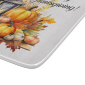 Pompoenen esdoorn boom bladeren Lamp Thanksgiving Snijplank (Hoek)