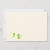 Pompoenen Familie Zwangerschapsaankondiging Kaart (Achterkant)