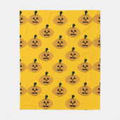 Pompoenen Fleece Deken (Voorkant)