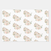 Pompoenen Floral Herfst Beige Sage Inpakpapier Vel (Voorkant)