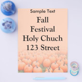 Pompoenen Flyer (Enkel)