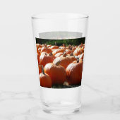 Pompoenen Foto voor Herfst, Halloween of Thanksgiv Glas (Voorkant)