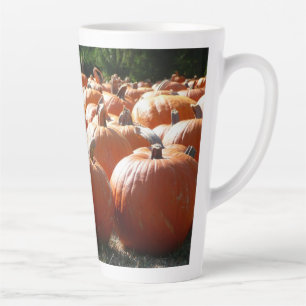 Pompoenen Foto voor Herfst, Halloween of Thanksgiv Latte Mok