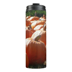 Pompoenen Foto voor Herfst, Halloween of Thanksgiv Thermosbeker