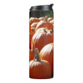 Pompoenen Foto voor Herfst, Halloween of Thanksgiv Thermosbeker (Gedraaid links)