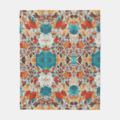 Pompoenen geschilderd in prachtige Herfst Design m Fleece Deken (Voorkant)