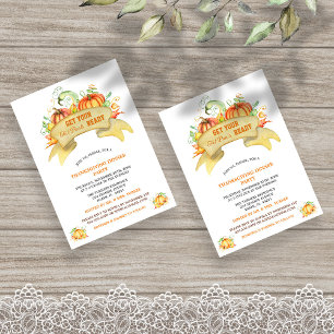 Pompoenen Get Your Fat Pants Ready Thanksgiving Kaart