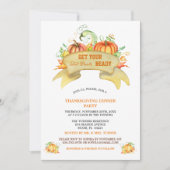 Pompoenen Get Your Fat Pants Ready Thanksgiving Kaart (Voorkant)