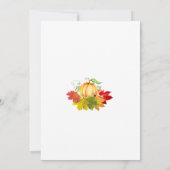 Pompoenen Get Your Fat Pants Ready Thanksgiving Kaart (Achterkant)