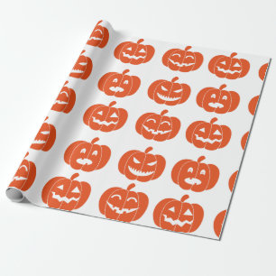 Pompoenen Grimace Cadeaupapier