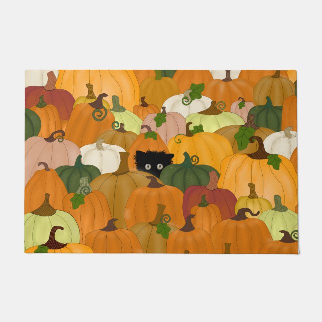 Pompoenen Grote Doormat Deurmat (Voorkant)