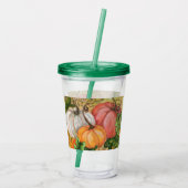 Pompoenen Halloween Acryltumbler Acryl Drinkbeker (Achterkant)