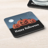Pompoenen Halloween Bier Onderzetter (Linkerzijde)