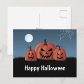 Pompoenen Halloween Briefkaart (Voorkant / Achterkant)