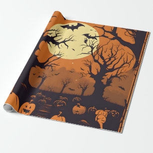 Pompoenen Halloween Cadeaupapier