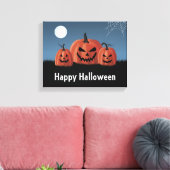 Pompoenen Halloween Canvas Afdruk (Insitu (Woonkamer))