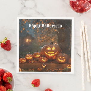 Pompoenen Halloween Familie Collectie Servet