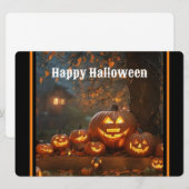 Pompoenen Halloween Familiecollectie Feestdagenkaart (Voorkant / Achterkant)