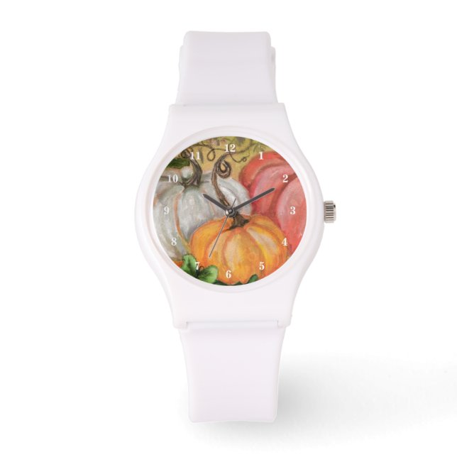 Pompoenen Halloween Horloge (Voorkant)