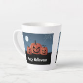 Pompoenen Halloween Latte Mok (Linkerhoek)