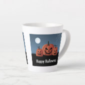 Pompoenen Halloween Latte Mok (Rechterhoek)