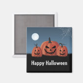 Pompoenen Halloween Magneet (Voorkant / Achterkant)