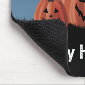 Pompoenen Halloween Muismat (Hoek)