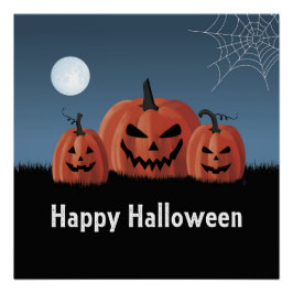 Pompoenen Halloween Perfect Poster