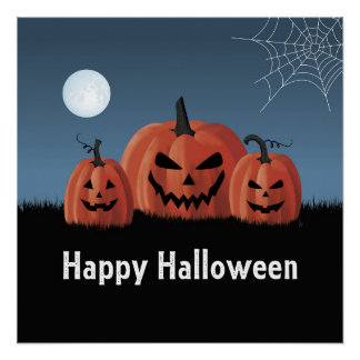 Pompoenen Halloween Perfect Poster