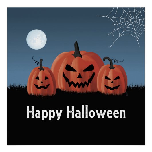 Pompoenen Halloween Perfect Poster (Voorkant)