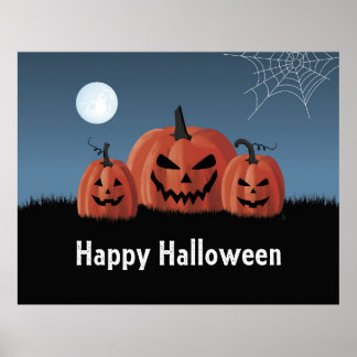 Pompoenen Halloween Poster